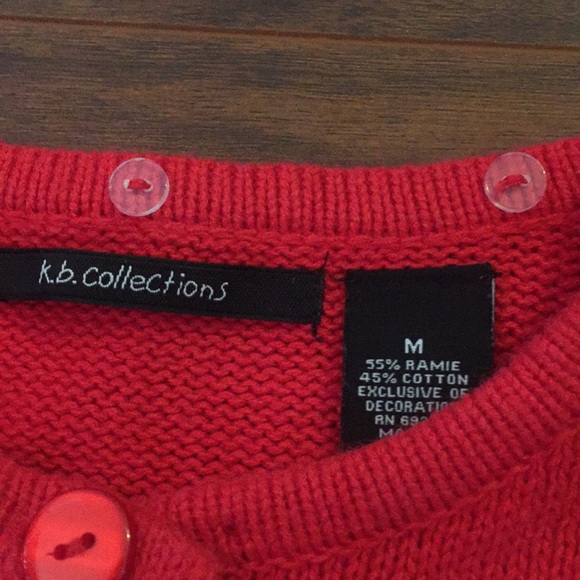 Leopard Print ugly Christmas Sweater medium - Picture 4 of 5